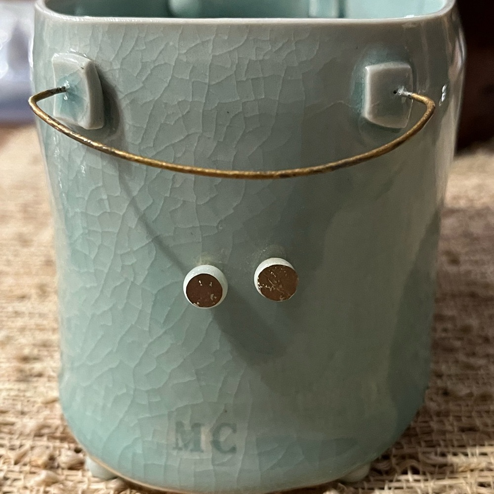 Unique One of a Kind Art Sculpture Ceramic Bowl Signed MC - Picture 8 of 14